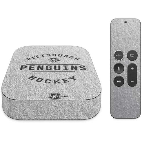 NHL Pittsburgh Penguins Black Text Apple TV Skin